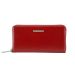Elegant Red Zipp around Wallet Claudio Ferrici