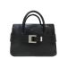 Buckled Black Handbag Claudio Ferrici