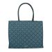 Practical and Elegant Navy Jaqcuard Shopper Claudio Ferrici