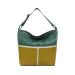 Stylish Multicolour Jade/Yellow Hobo bag Claudio Ferrici