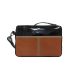 Camerabag shaped Multicolour Black/Brick Shoulderbag Claudio Ferrici