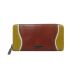 Multicolour Brick/Sun Zipp around Wallet Claudio Ferrici