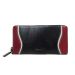 Multicolour Navy/Red Zipp around Wallet Claudio Ferrici