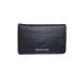Soft Leather, Flat Black Wallet Claudio Ferrici
