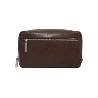 Classic Brown Toiletbag Claudio Ferrici