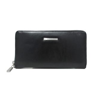 Elegant Black Zipp around Wallet Claudio Ferrici