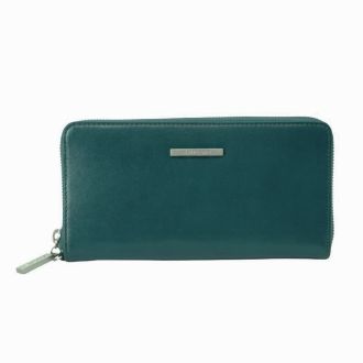 Elegant Teal Zipp around Wallet Claudio Ferrici