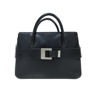 Buckled Navy Handbag Claudio Ferrici