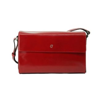 Classic Red Shoulderbag Claudio Ferrici