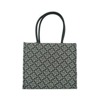 Stylish Grey Jacquard Hand/Shoulderbag Claudio Ferrici