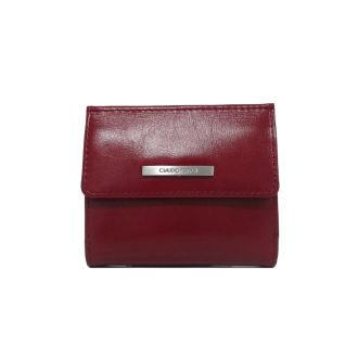 Small and Practical Red Wallet Claudio Ferrici