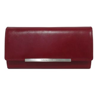 Classic Red Wide Wallet Claudio Ferrici