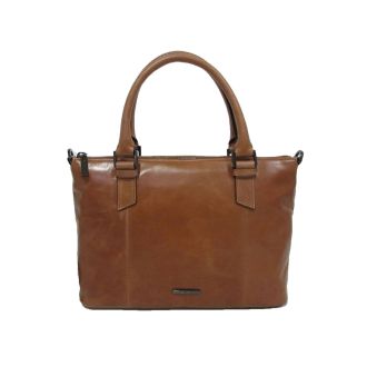 Stylish Cognac Handbag Claudio Ferrici