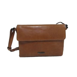 Classic Cognac Shoulderbag Claudio Ferrici