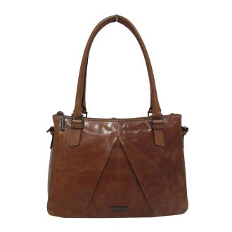 Sophisticated Cognac Handbag Claudio Ferrici