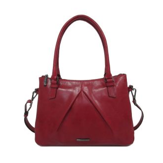 Sophisticated Red Handbag Claudio Ferrici