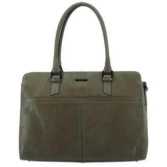 Elegant Taupe Workbag Claudio Ferrici
