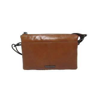 Practical Cognac Crossbag Claudio Ferrici