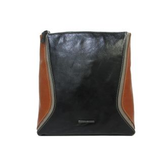 Practical Multicolour Black/Brick Backpack Claudio Ferrici