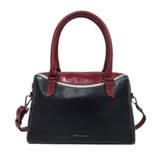 Stylish Multicolour Navy/Red Handbag Claudio Ferrici