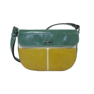Cute Multicolour Jade/Yellow Shoulderbag Claudio Ferrici