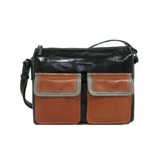 Playful Multicolour Black/Brick Shoulderbag Claudio Ferrici