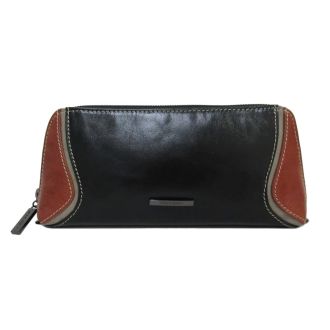 Handy Multicolour Black/Brick Make up Purse Claudio Ferrici