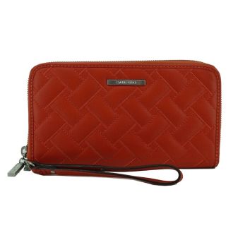 Stylish Woven Orange Zipp around Wallet Claudio Ferrici