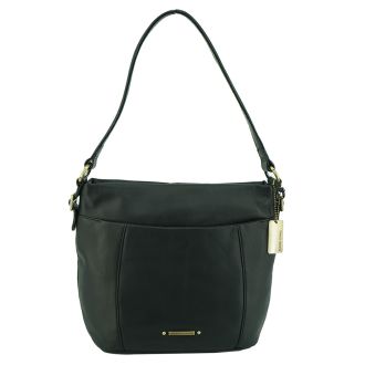 Stylish Black Hobo Bag Claudio Ferrici