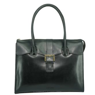 Sturdy Black Workbag Claudio Ferrici