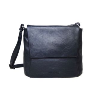 Elegant Navy Crossbag with Flap Claudio Ferrici