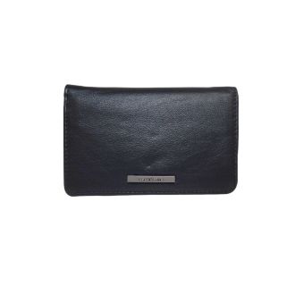 Soft Leather, Flat Black Wallet Claudio Ferrici